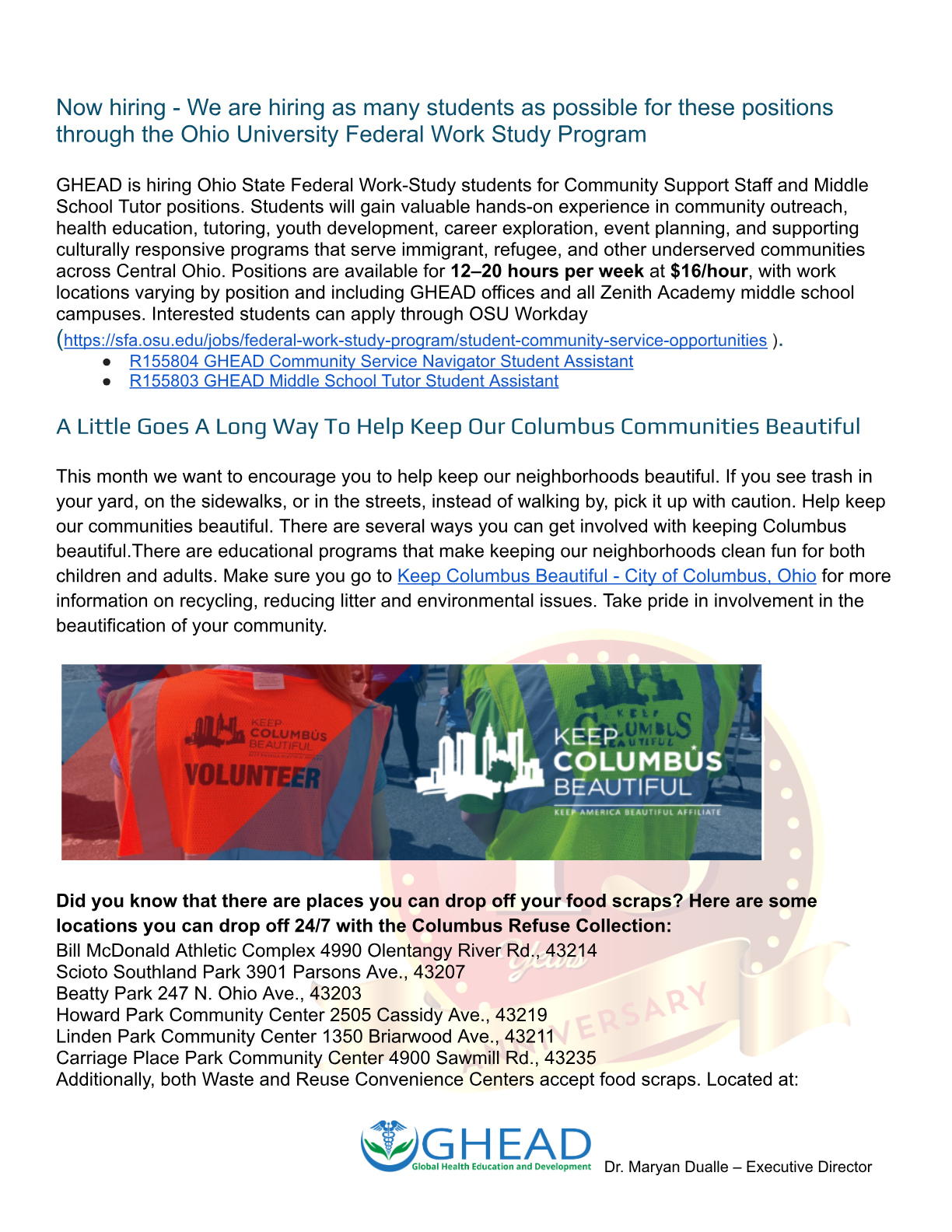 August 2026 Monthly newsletter — page 5