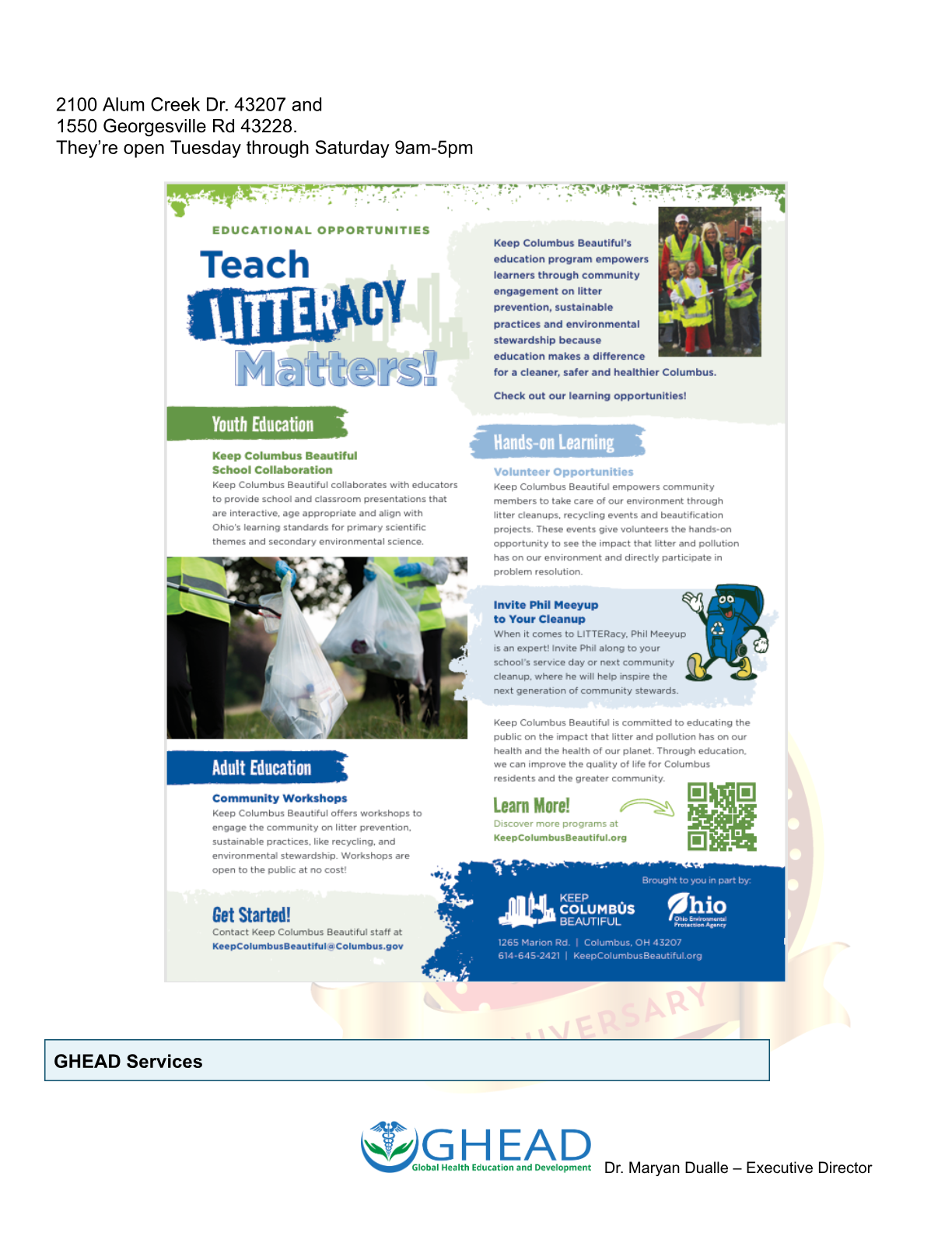 August 2026 Monthly newsletter — page 6